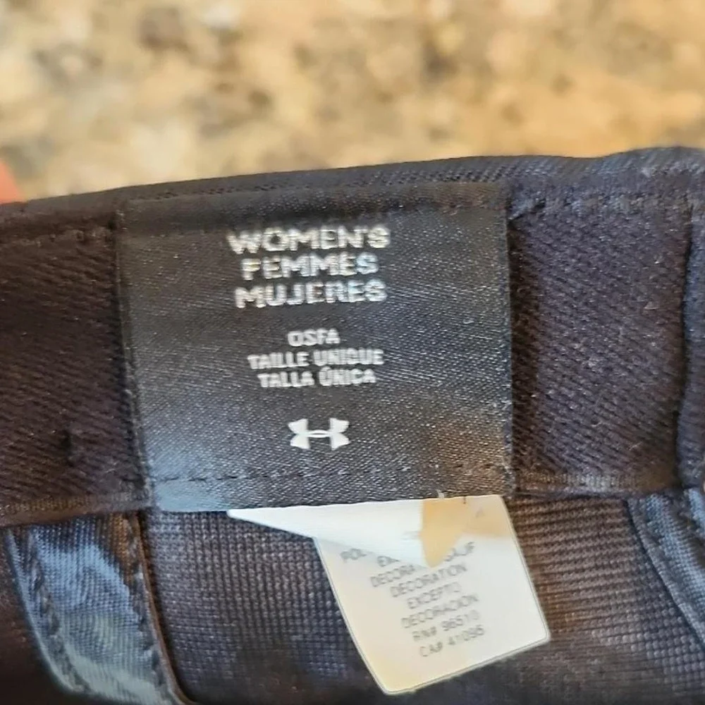Under Armour Black‎ Cap with Pink Logo